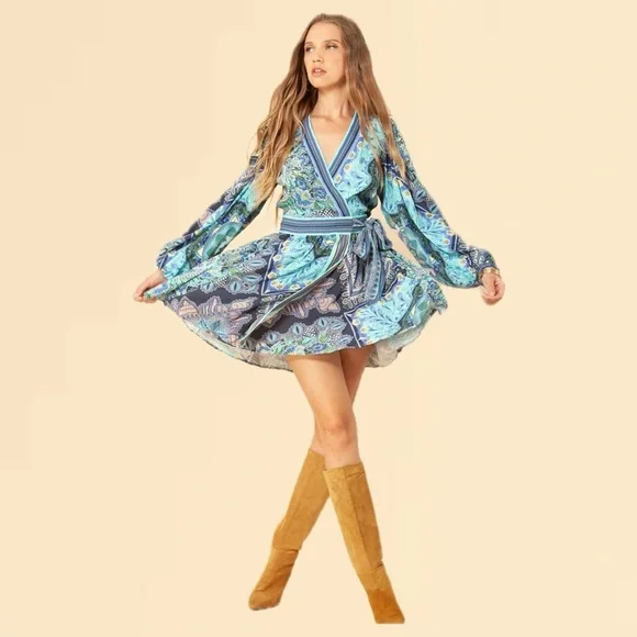 HALE BOB Veronika Wrap Dress ✨ - Picture 2 of 13